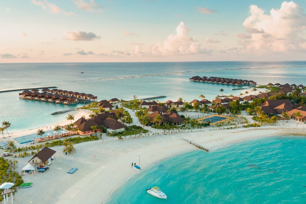 Aerial Shot Of Beach